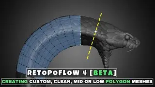 Retopoflow 4 [Beta] | Retopology Toolkit for Blender | Creating Custom Polygon Meshes