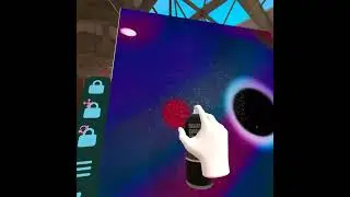 Painting a galaxy!!! #PaintingVR