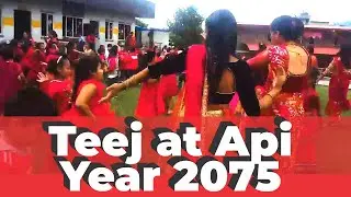Teej at Api School (Year 2075) | Kids dancing in Teej Song