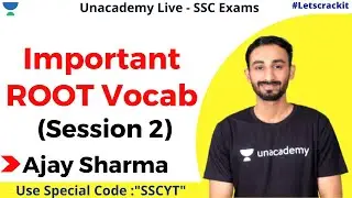 🔴 Live! 👉 Important ROOT Vocab Session 2 | Ajay Sharma