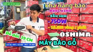 M&aacute;y B&agrave;o Gỗ Th&acirc;n Nh&ocirc;m Đế D&agrave;i 39cm OSHIMA MB-750 | 16.500 v&ograve;ng/ph&uacute;t - 82x3mm - 750W - 1.550.000vnđ