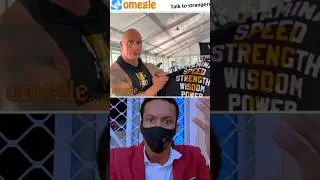 🤯 I met therock on omegle 🤯 #shortsfeed #trending #omegle #andrewtate #wwe #omegle #viral #trending