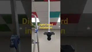 Digital board installation/Camera installation/Light installation #electrician