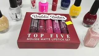 Labiales Italia Deluxe, Esmaltes Bissu, Acetona y Perfume