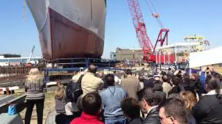 USNS Marie Tharp Launch (High-Def)