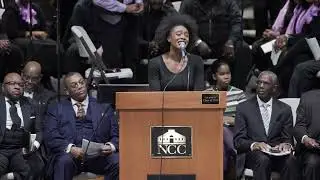 Ricketta Stevens sings 