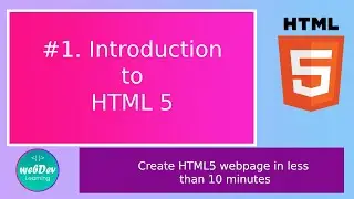 Introduction to HTML5 ||  How to create webpage|| HTML tutorial