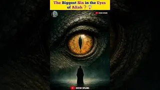 The biggest sin in the eyes of Allah❓😱 #shorts #islamicshorts