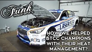 How do BTCC CHAMPIONS manage the heat on their car? #FunkMotorsport