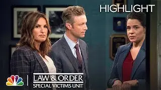 Benson and Hadid Go Head-to-Head - Law & Order: SVU (Episode Highlight)