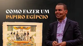 COMO FAZER UM PAPIRO EGÍPCIO #RodrigoSilva #Egito #Cairo