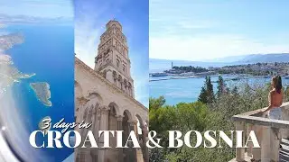CROATIA & BOSNIA VLOG: Solo travel to Split+Mostar