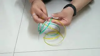 Easy fishwire keychain