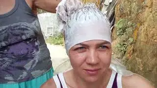 fazendo luzes no meu cabelo