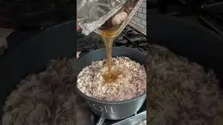 Middle Eastern lamb rice recipe to perfection #food #chef #halal #fyp