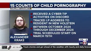 Trial scheduled for Kiel man accused of child porn possession
