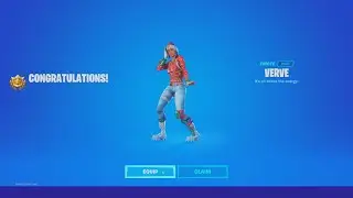 Fortnite new verve dance RARE