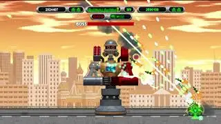 Heavy Weapon: Atomic Tank. Mission: Mission 9 (2 Players White and Green).