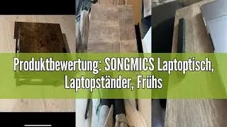 Produktbewertung: SONGMICS Laptoptisch, Laptopst&auml;nder, Fr&uuml;hst&uuml;ckstablett, klappbare Beine, f&uuml;r Bett