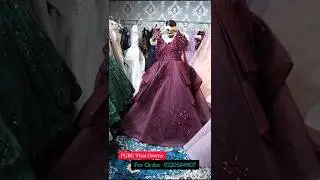 Wine Colour Beautiful Engagement Gowns Buy In Shadi collection #fancygown #partyweargown #bridalking