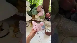 My Free Mini Pig knitting pattern #knit  #knitting #knittingtoys #knittingpattern