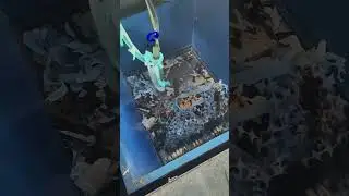 Do you know what's the use of crushing waste clothes?#crush #shredder #waste #clothes
