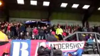 Aldershot Town supporters at Notts County