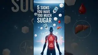 5 Warning Signs Your Body Has Too Much Sugar #HealthTips #wellness