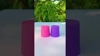 satisfyings shorts two colour Kinetic sand/1539 #minisatisfying #shorts #kineticsand