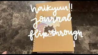 Anime Journal Flipthrough #2 - Haikyuu!!