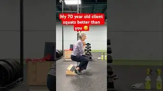 70 year old #squats better than you! #strong #strength #viral #trending #pt #fitness #yeg #yyc #fit