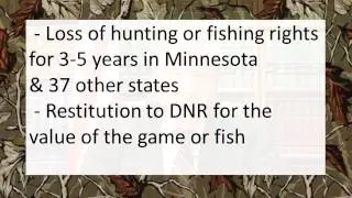 Pope County Minnesota Hunting and Fishing Attorney