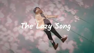 The Lazy Song - Bruno Mars //Acoustic (Lyrics)