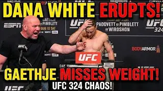 SHOCKING: Justin Gaethje's Weight MISS Sets Off Dana White