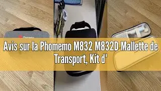Avis sur la Phomemo M832 M832D Mallette de Transport, Kit d'impression A4 Compatible avec Imprimante