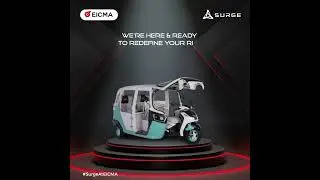 Meet the Future of Sustainable Riding The Surge S32 City Glide Has Arrived #surges32 #eicma #surge