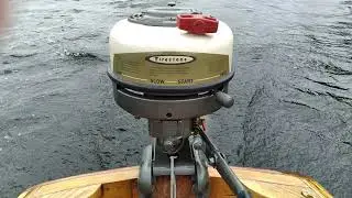 1960 2hp Firestone (Elgin/West Bend).  Running and on the water