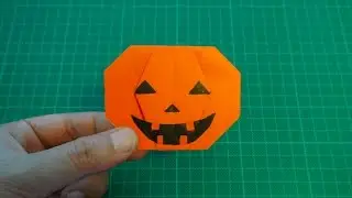 origami【Halloween／Jack-o'-lantern】