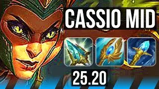 CASSIOPEIA vs SYLAS (MID) | Dominating | KR Master | 25.20