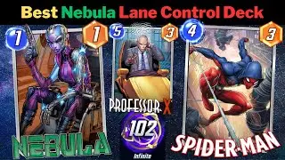 BEST NEBULA LANE CONTROL DECK to Infinite Rank (on Day 1 of Release) - Marvel Snap