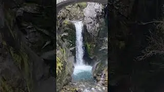 Christine Falls in Mt. Rainier Nat&rsquo;l Park, right off the road.