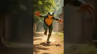 Froggi Runs Wild #shorts #minecraft  #frog  #funny  #gaming  #froggihip
