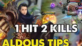 ALDOUS ONE HIT 2 KILLS - ALDOUS TIPS With SHIZU GAMING - MOBILE LEGEND