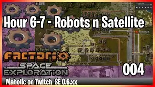 ⚙️Factorio Space exploration 0.6 Mod✅🏭➡️Robot expansion x004