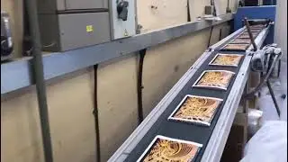 Muller Martini Pantera perfect binding line in production (MEK16796)