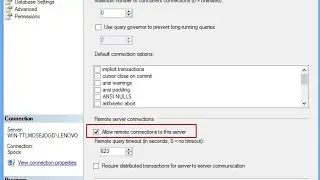 How to configure a remote connection with Microsoft SQL Server