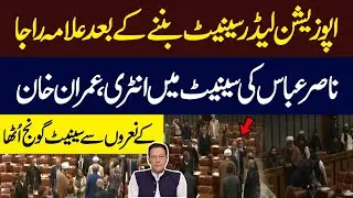 Allama Raja Nasir Abbas Entry In Senate | Slogan Chanted In favor Of Imran Khan | Hum News