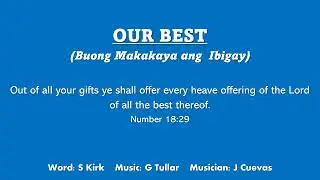 OUR BEST (Accompaniment with English lyrics)