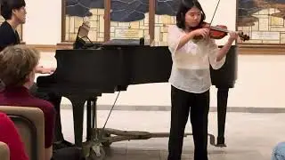 Clara plays 2 Granediers at her Academie Musique Winter solo recital.