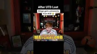 KSI calls Angryginge After Manchester united Lose 😂 #ksi #viral #assamtezpur #manchesterunited
